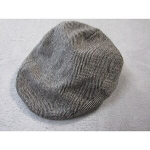 Jaxon Newsboy Hat Men's Size Extra Large Herringbone Wool Blend‎ Flat Cap